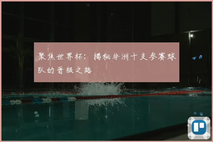 聚焦世界杯：揭秘非洲十支参赛球队的晋级之路